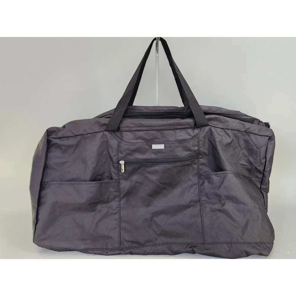 Samsonite Duffel Bag Mens X-Large Black Nylon Travel Gym Packable 27in